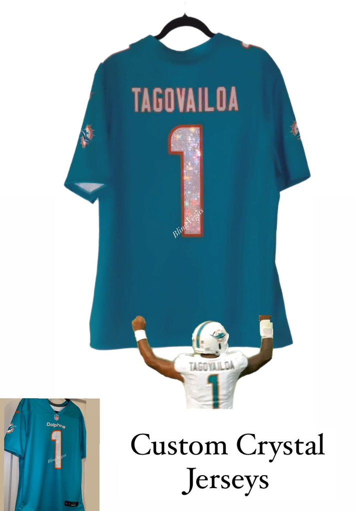 Custom Bedazzled Jerseys Jerseys DEPOSIT.  Rhinestone Bling Sports Jersey (Pics are examples) *Please Read Full Description -Any Team, Sport