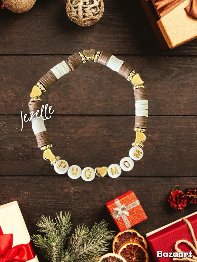 Personalized Pet Memorial Gift Beaded Bracelets