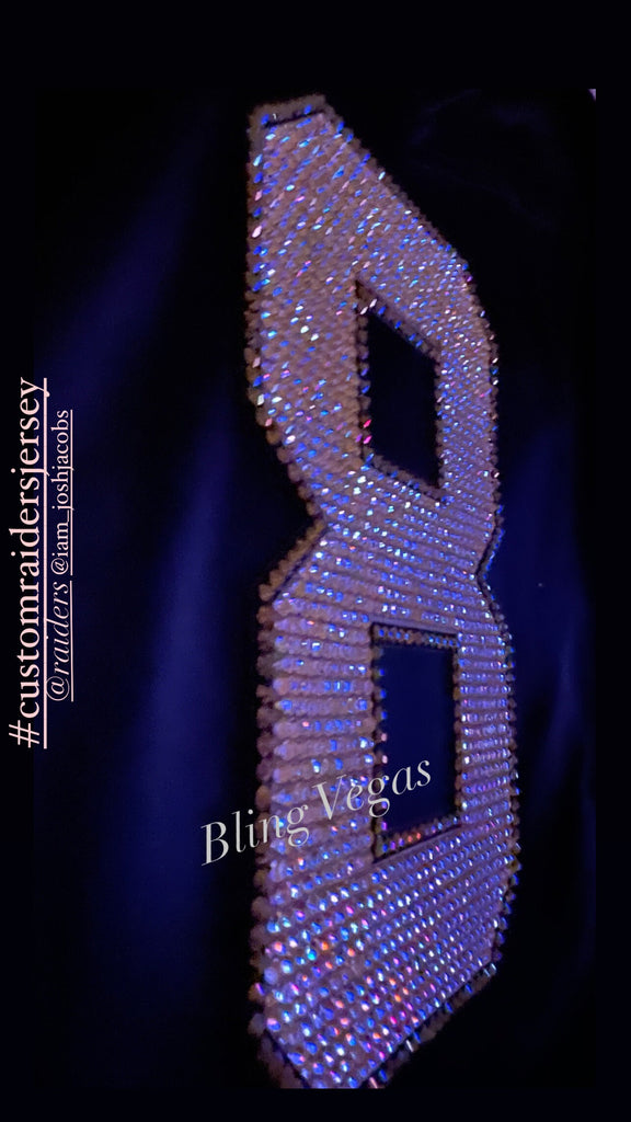 Custom Crystal Sports Jerseys DEPOSIT.  Rhinestone Bling Jerseys (Pics are examples) *Please Read Full Description -Any Team, Sport