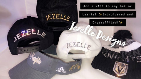 Image of Custom Steelers Crystal Hat, Hand-Jeweled NFL Snapback (Any Team Available)