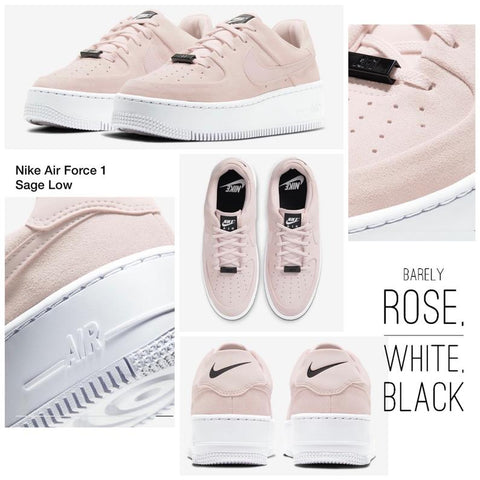 Image of Crystal Nike Air Force 1 Sage XX Low, Particle Beige, view 5, JezelleDesigns