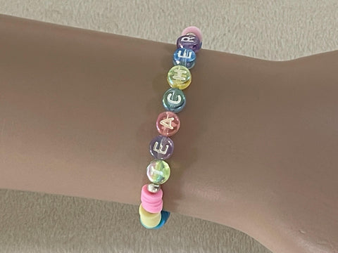 Image of Teacher Gift Bracelets, Personalized Wording, view 3, JezelleDesigns