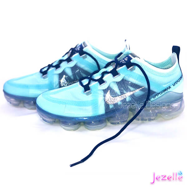 Bling Nike Air Vapormax 2019 Blue Womens