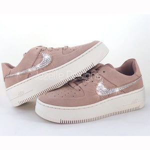 Nike Air Force Crystal Bling Shoes