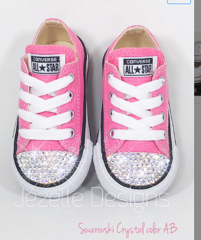 Diamante converse outlet infant