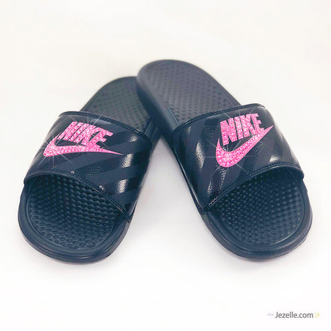 Image of Glitter Slide On Sandals