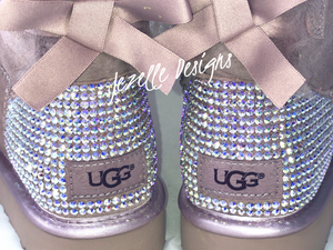 Crystal Bailey Bow II Uggs®, Light Pink