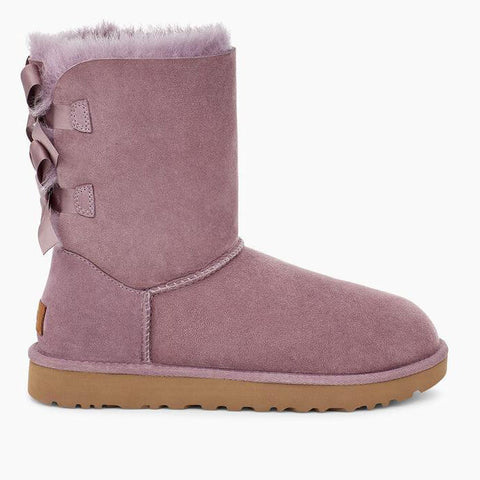 Image of Crystal Bailey Bow II Uggs®, Short, Black, view 20, JezelleDesigns