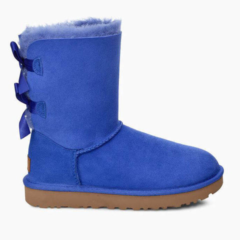 Image of Crystal Bailey Bow II Uggs®, Short, Black, view 22, JezelleDesigns