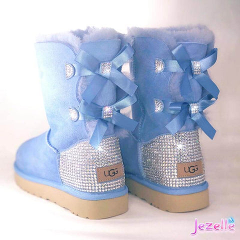 Image of Crystal Bailey Bow II Uggs®, Short, Two Bows, view 14, JezelleDesigns