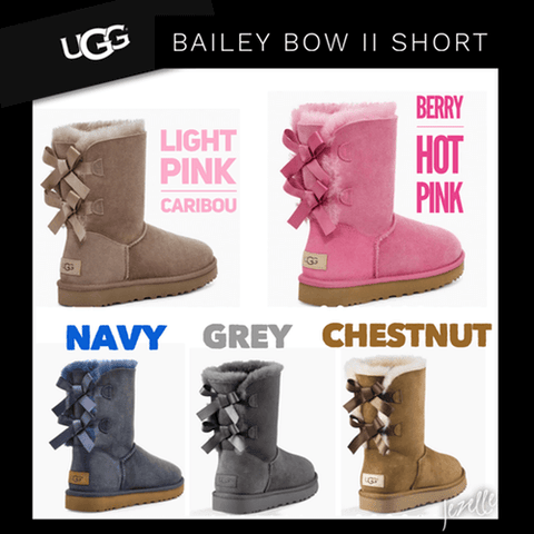 Image of Crystal Bailey Bow II Uggs®, Short, Two Bows, view 9, JezelleDesigns