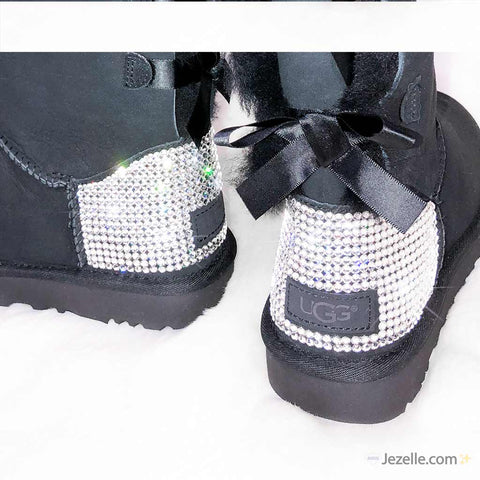 Image of Crystal Bailey Bow Uggs®, Tall, Three Bows, view 2, JezelleDesigns