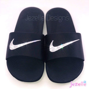 Crystal Nike Kawa Slides