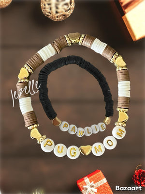 Pet Memorial Bracelets — Personalized, Set of 2