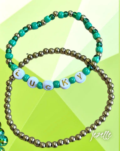 Image of St. Patrick's Day Bracelets, Personalized, view 7, JezelleDesigns