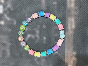 Teacher Gift Bracelets — Personalized Wording — hand-jeweled by JezelleDesigns
