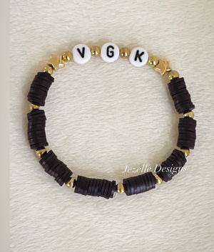 Team Friendship Bracelets — Hockey & Football — hand-jeweled by JezelleDesigns