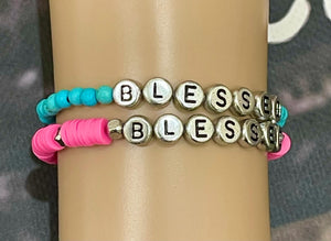 Turquoise Beaded Bracelets — Western, Personalized — hand-jeweled by JezelleDesigns