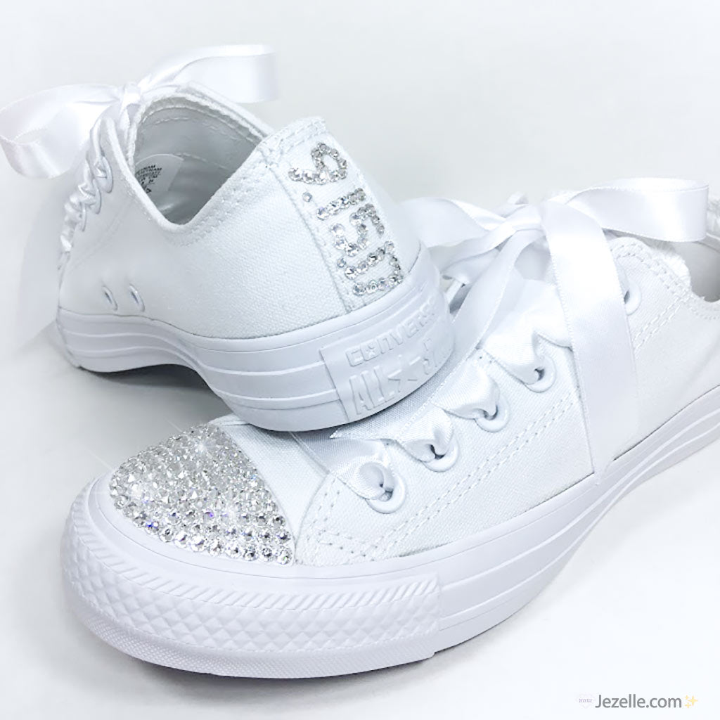 Bling converse wedding shoes Clearance