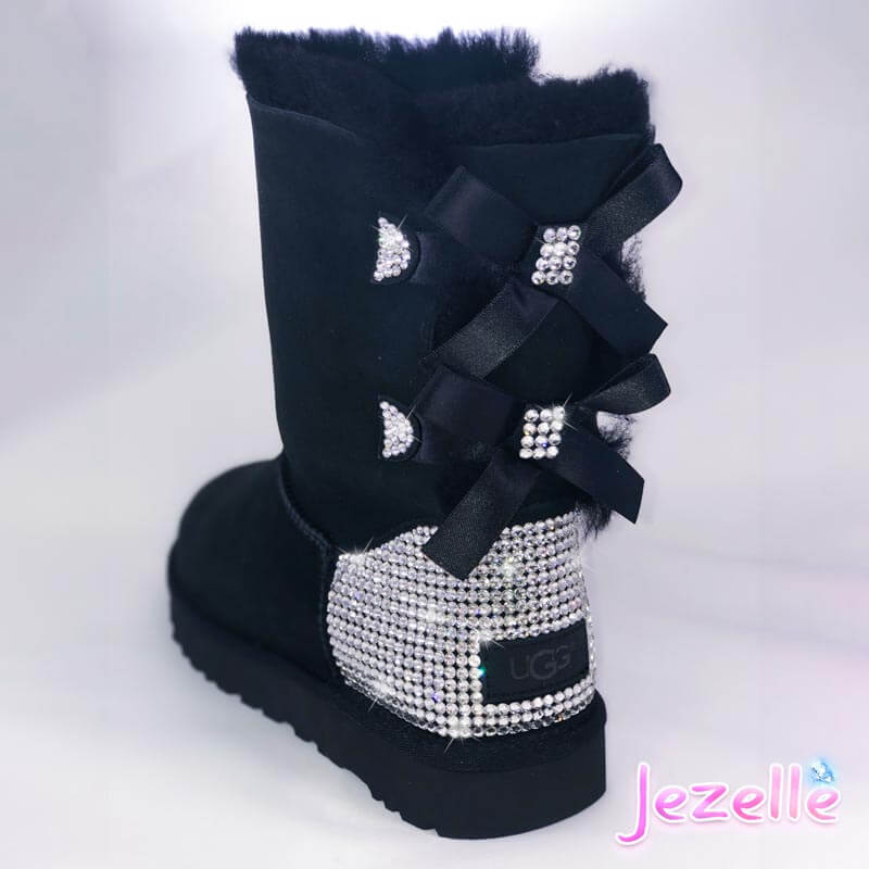 Ultra-Premium Crystal VGK Classic Short II UGG Boots- – Bling  Vegas