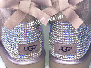 (Light Pink) Custom Blinged Bailey Bow II Uggs®